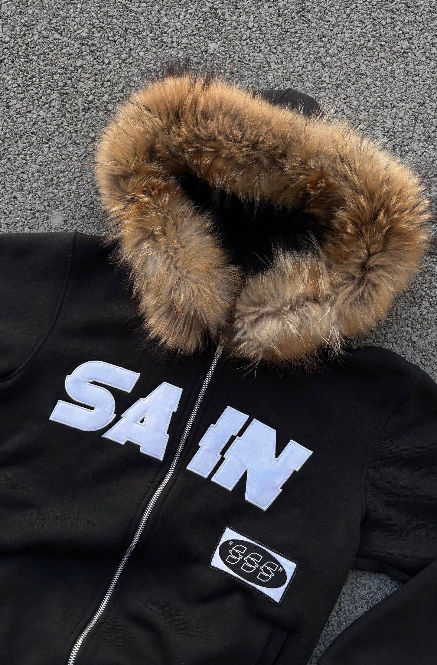 SAIN FUR ZIP-UP